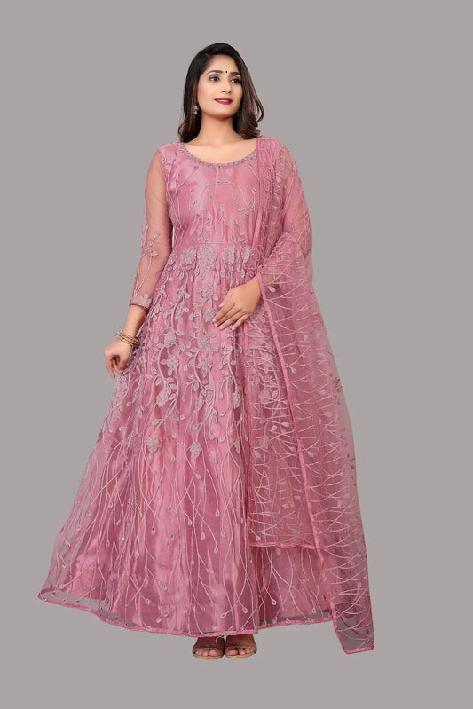 Designer Readymade Anarkali Suit for Women Festive Wear