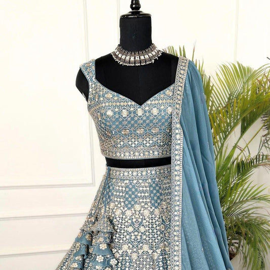 Traditional Designer Lehenga Choli with Intricate Embroidery