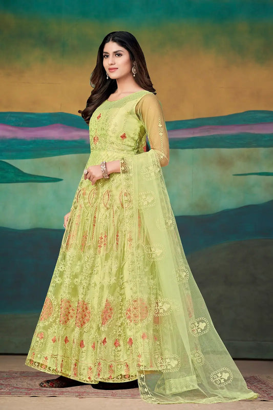 Heavy Designer Anarkali Suit with Rich Zari Work