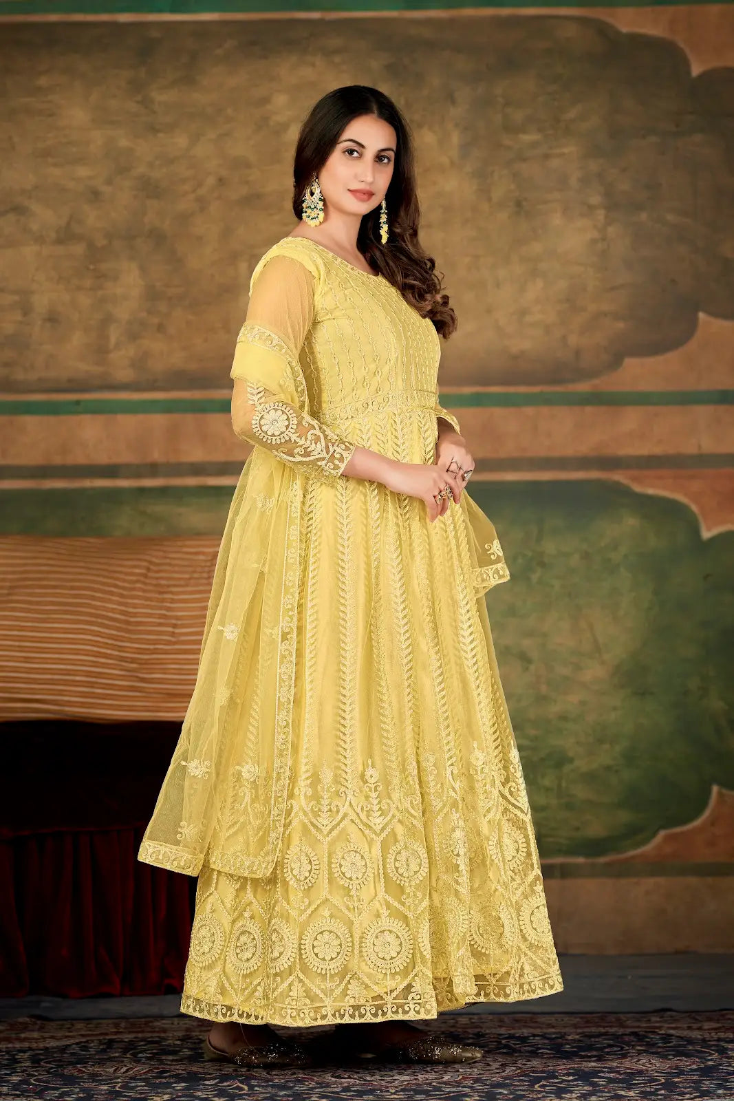 Elegant Party Wear Anarkali Suit with Fancy Look