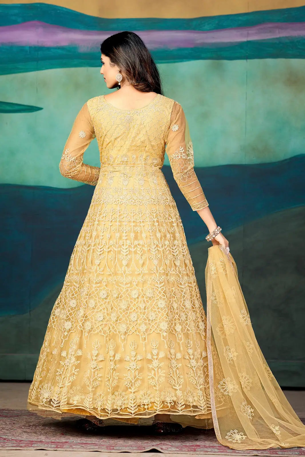 Gorgeous Embroidered Anarkali Suit for Women