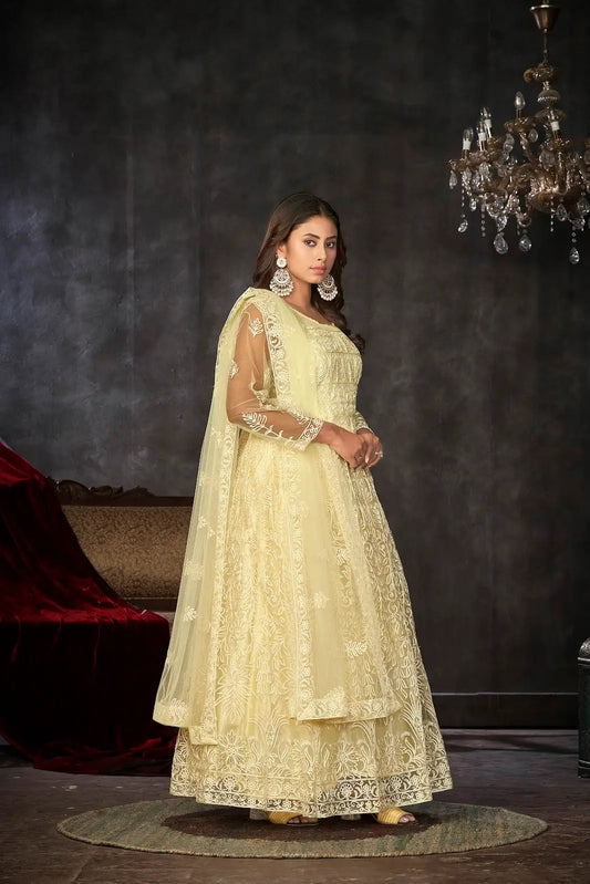 Premium Designer Anarkali Suit with Rich Embroidery