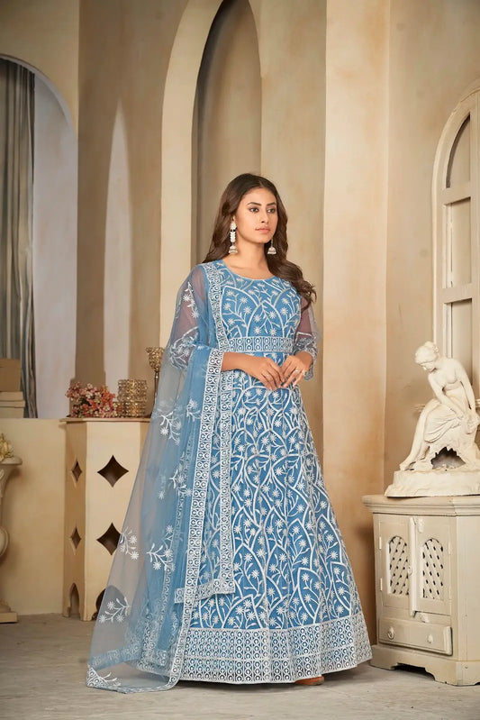Beautiful Wedding Wear Anarkali Suit with Dupatta