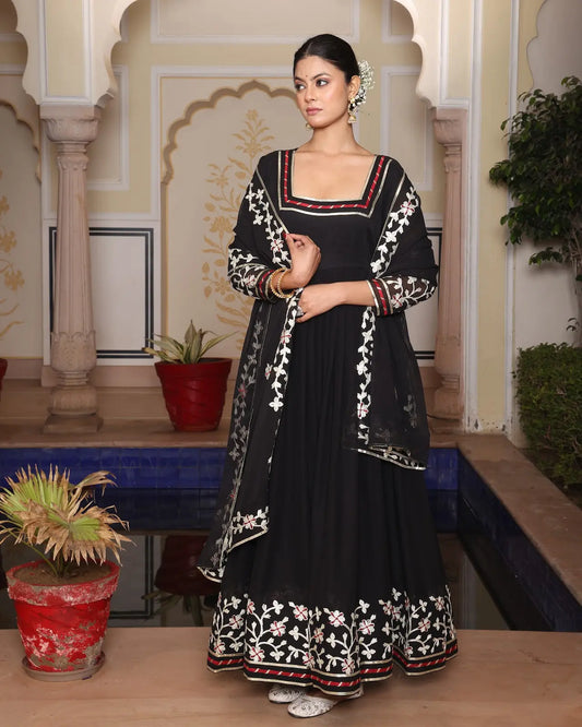 Classic Designer Anarkali Suit with Rich Embroidery