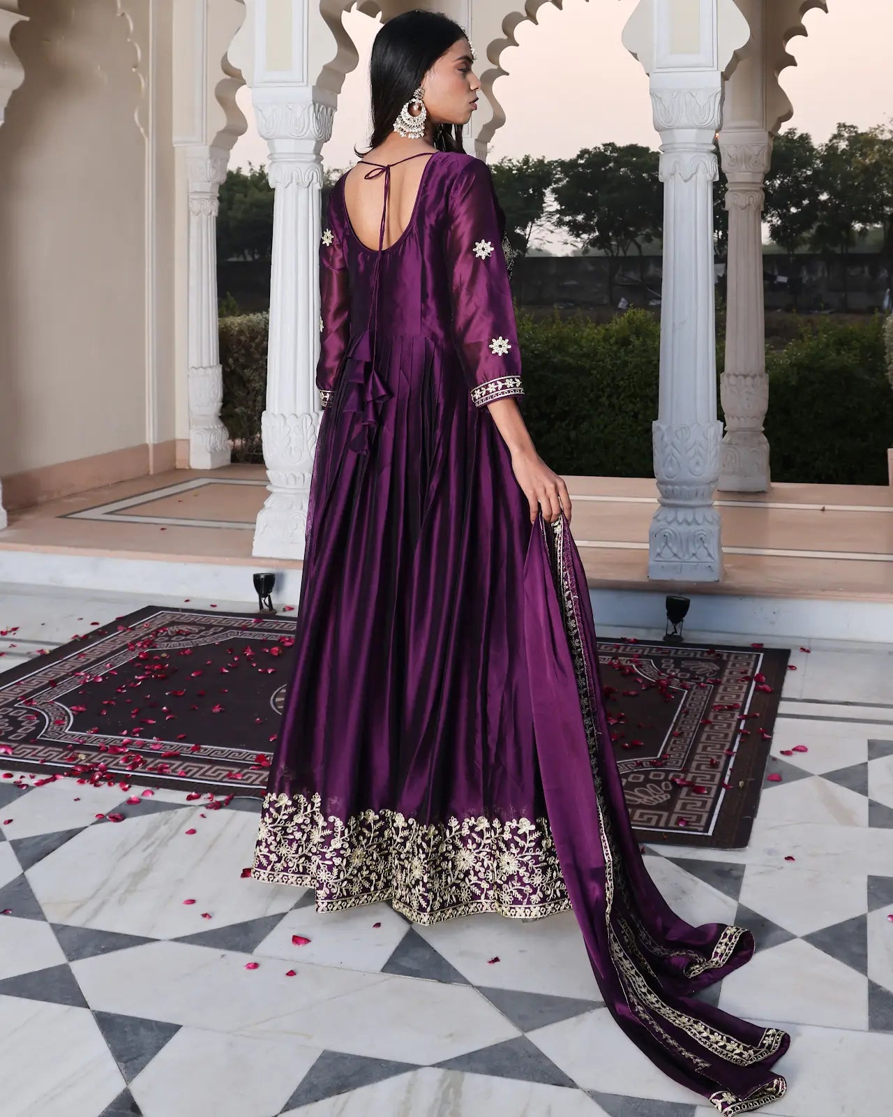 Classic Festive Anarkali Suit with Rich Embroidery