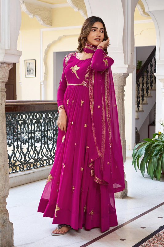 Mehrunisa Salwar-Kameez Graceful Party Women's Anarkali Dress