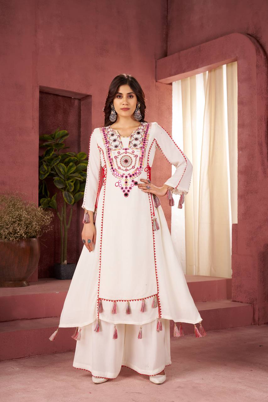 Elegant Cord-Set Party Wear Women's Anarkali Dress