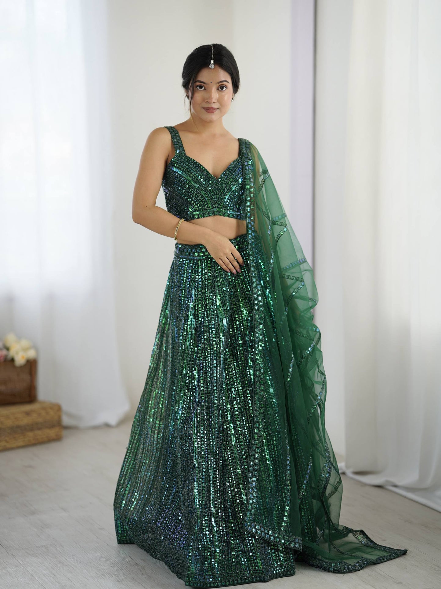 Wedding Lehenga Choli with Net Dupatta Style 007