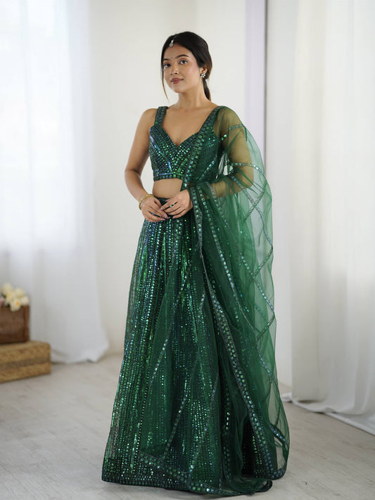 Wedding Lehenga Choli with Net Dupatta Style 007