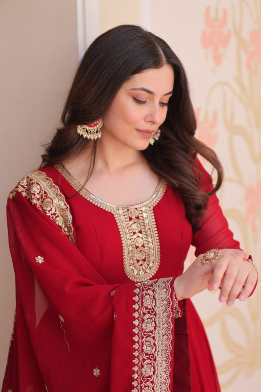 Zoya Gown Party Wear Women's Anarkali Dress