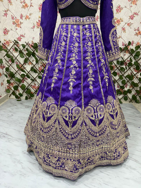 Party Wear Bridal Lehenga Choli Outfit Style 016