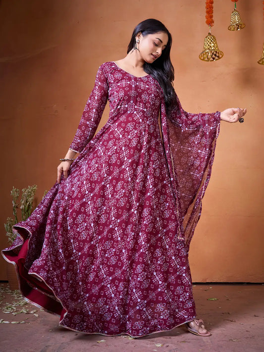 Green Maroon Stylish Kurti Festive Special Collection