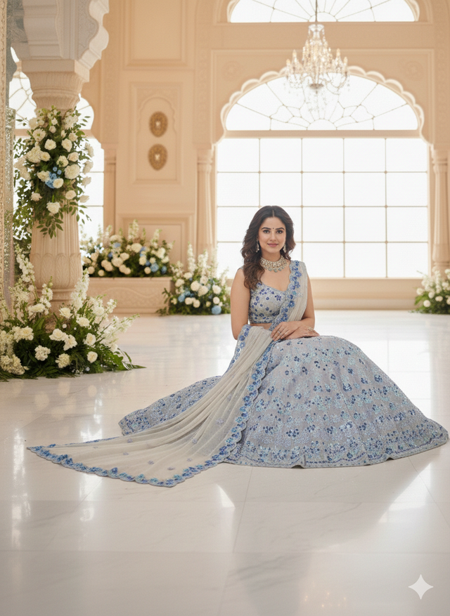 Noor Designer Lehenga Set HKV-0080 MULTICOLOUR