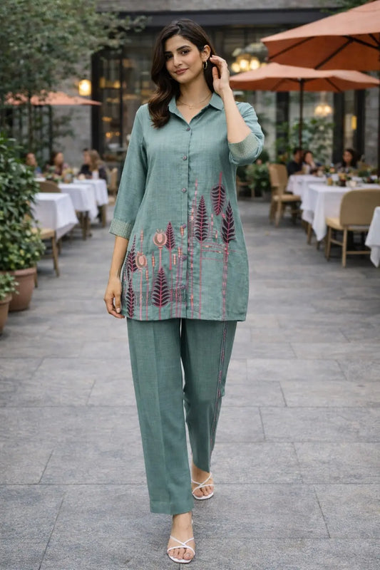 Cord Set CO-010 TealGreen