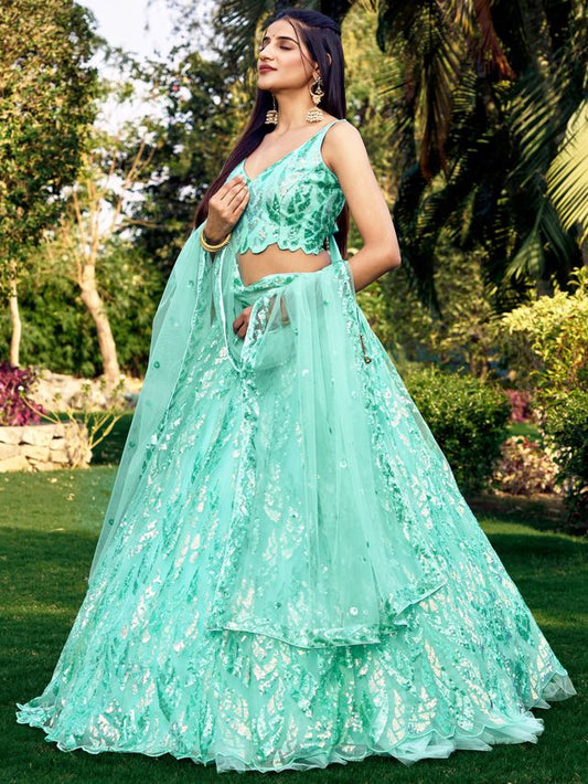 Luxury Floral Partywear Lehenga