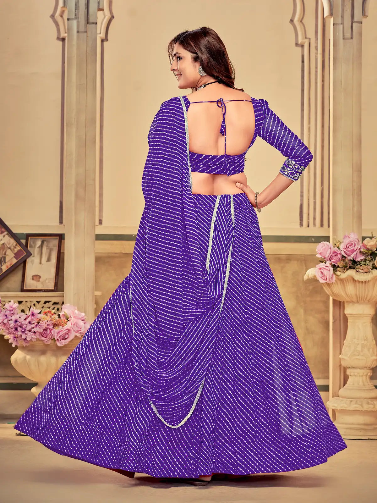 Trendy Navratri Lehenga with Heavy Embroidered Blouse