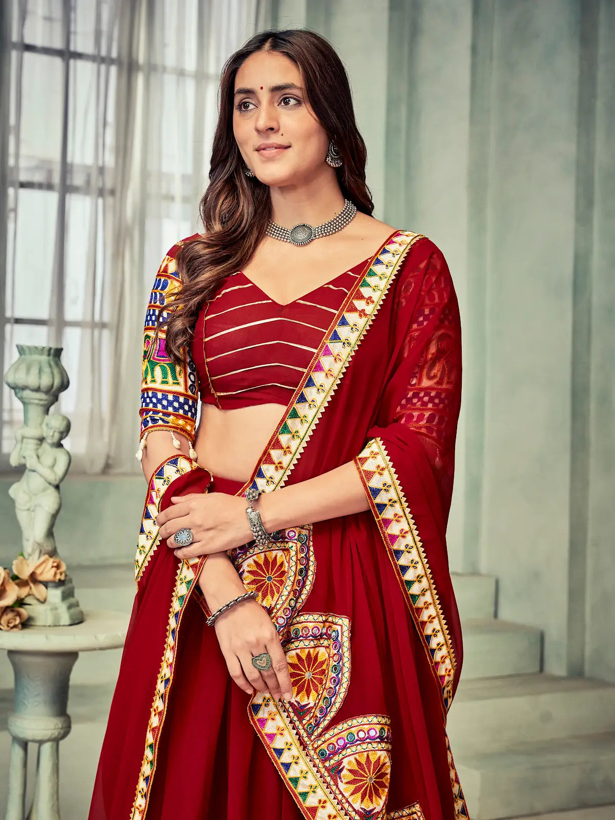 Navratri Collection Lehenga Choli with Designer Mirror Work