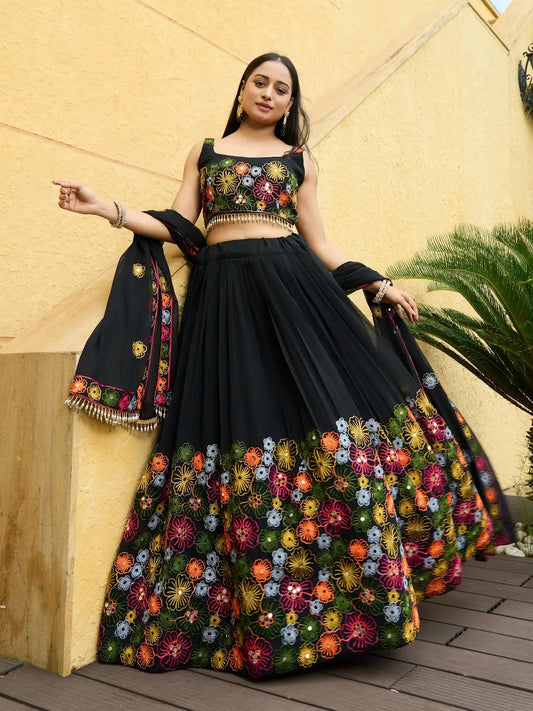 Traditional Designer Lehenga Choli with Heavy Embroidery Work