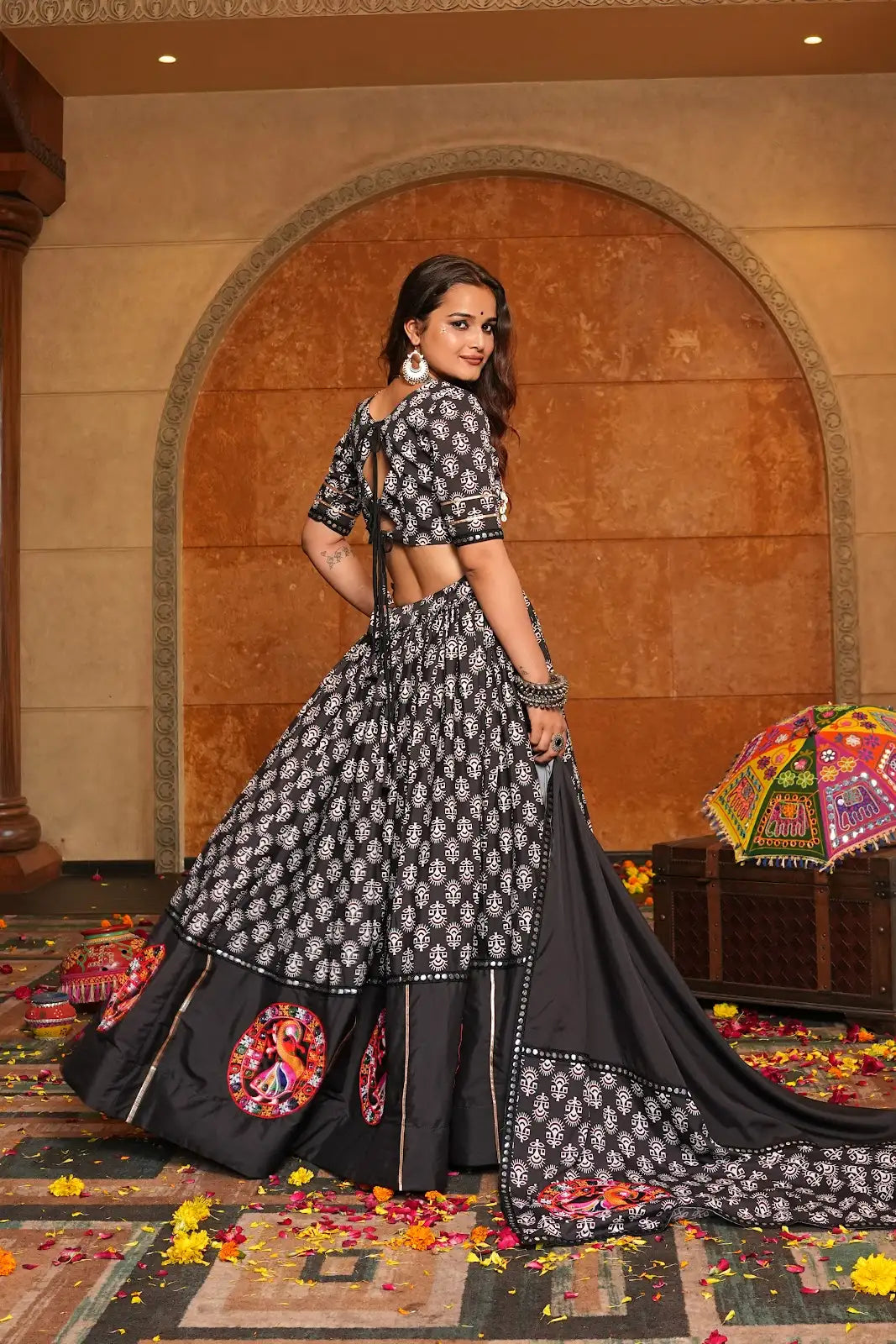 Navratri Special Printed Lehenga Choli with Dupatta