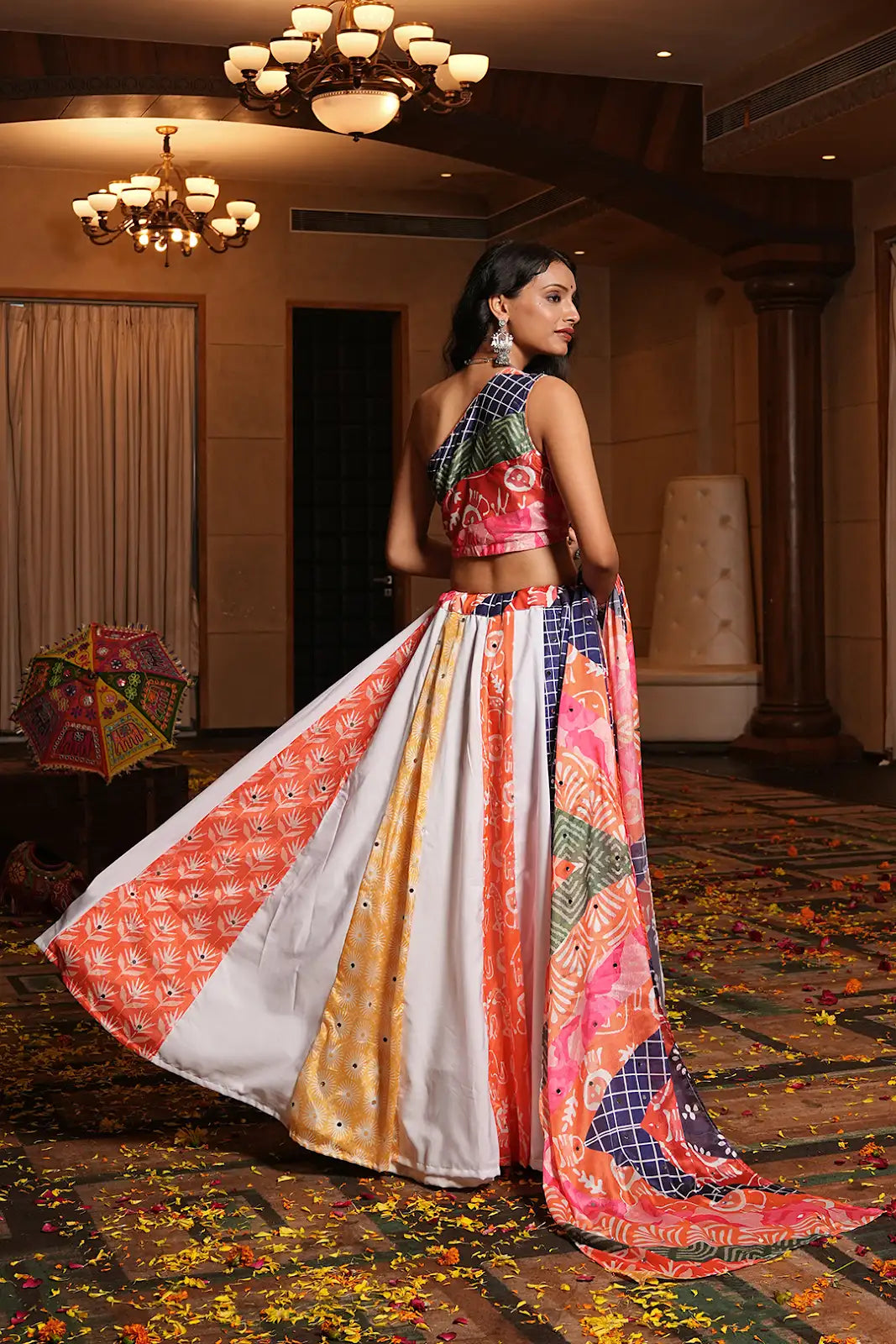 Festive Navratri Lehenga Choli with Dupatta for Women