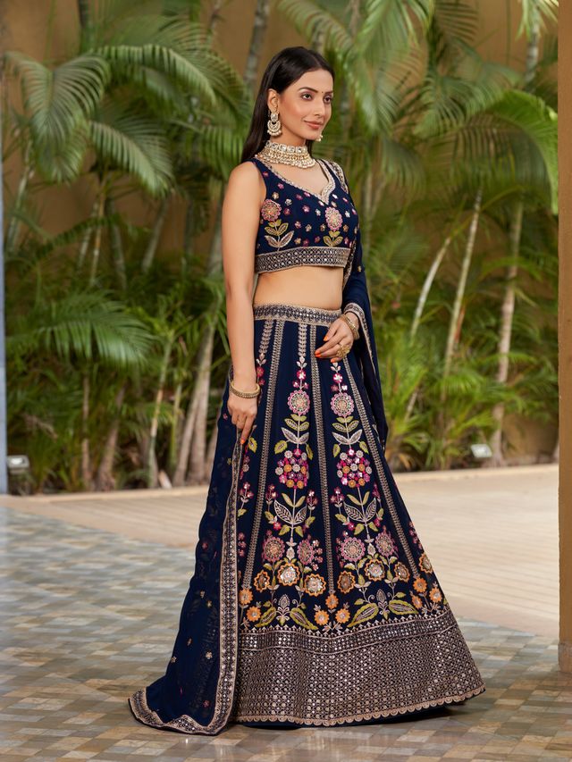 Premium Wedding Embroidery Lehenga