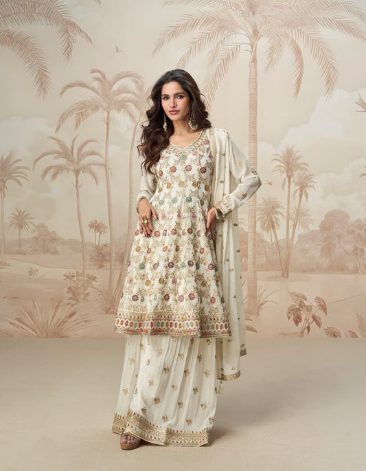Geogette full stitched suit upto 42