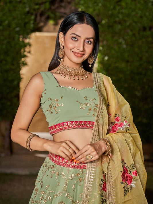 Royal Floral Fashion Lehenga