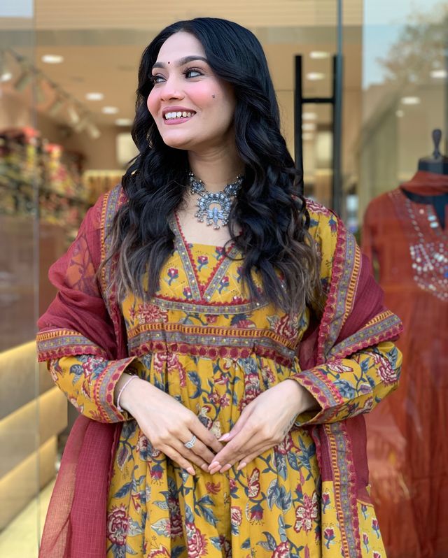 Yellow Color Beautiful Partywear Kurta Set With Dupatta For Stylish Looks