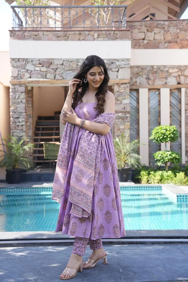 Elegant Party Wear Anarkali Dress