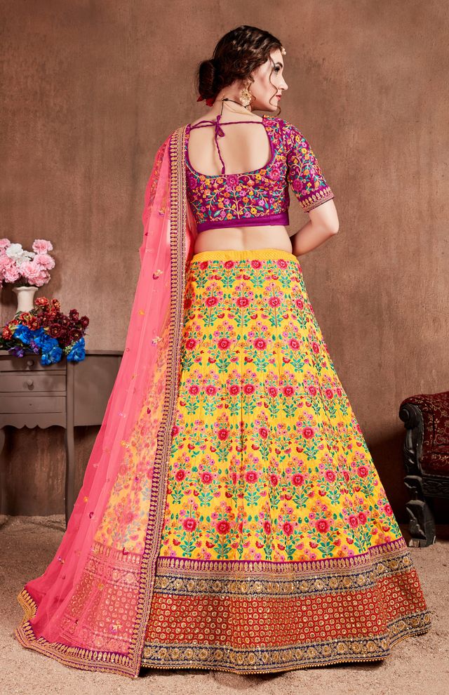 Designer Floral Elegance Lehenga