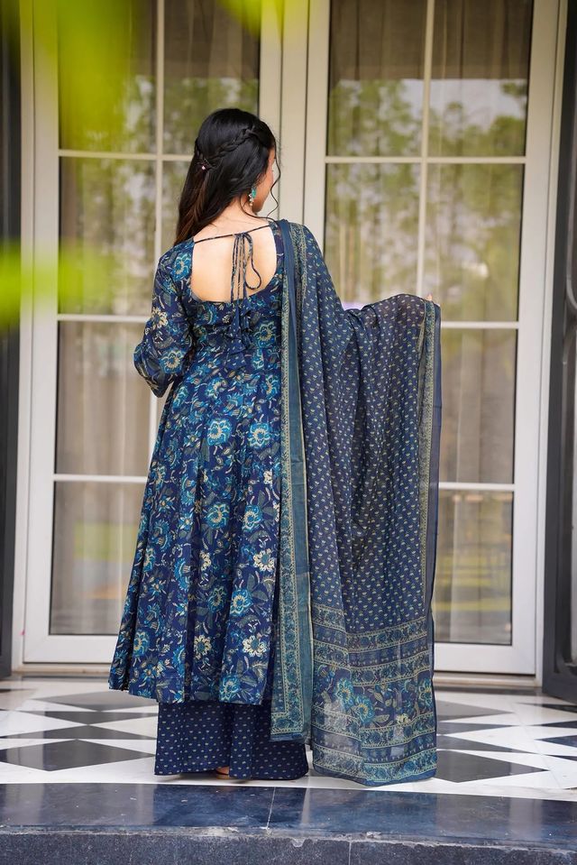 Heavy Embroidery Anarkali Suit for Wedding