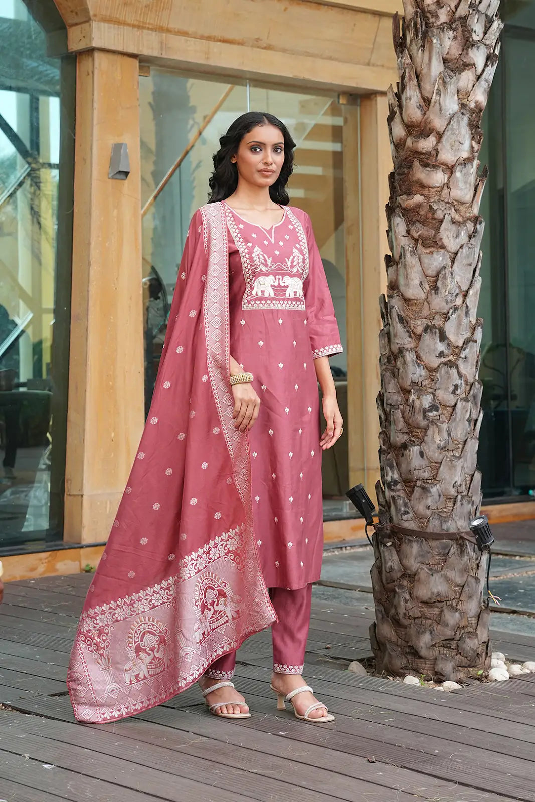 Rayon Designer Kurti Stylish Look