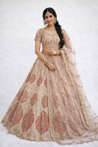 Traditional Bridal Lehenga Choli Outfit Style 013