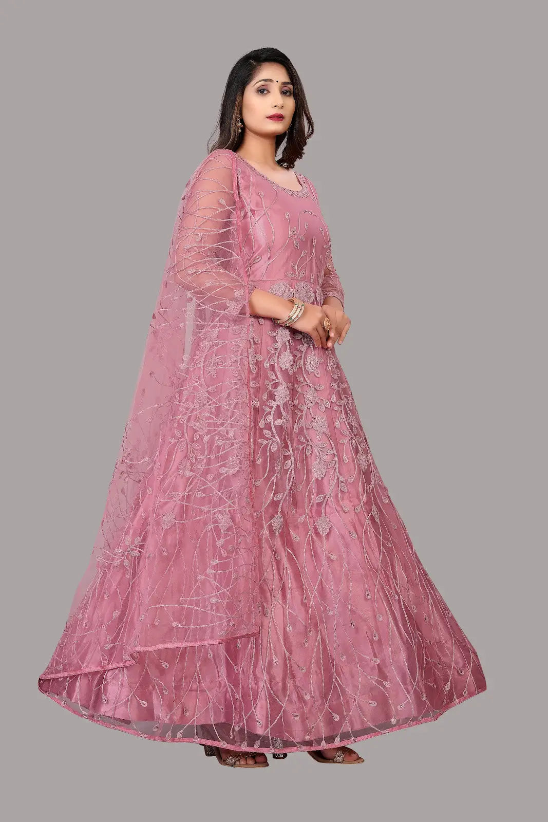 Designer Readymade Anarkali Suit for Women Festive Wear