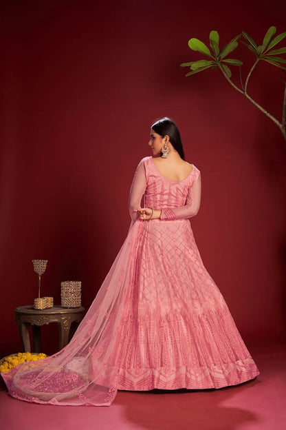 Royal Wedding Anarkali Suit with Intricate Detailing