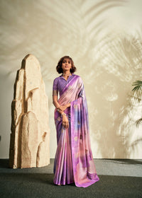 Pink Designer Weaving Pure Silk Saree With Blouse