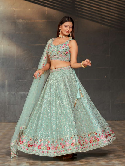 Regal Floral Occasion Lehenga