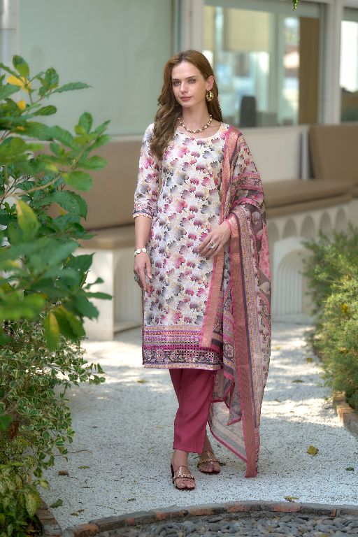 Women's Beautiful Cotton Chikankari work Straight Kurta with Pant And Dupatta Set