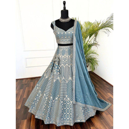 Traditional  Designer Lehenga Choli with Intricate Embroidery