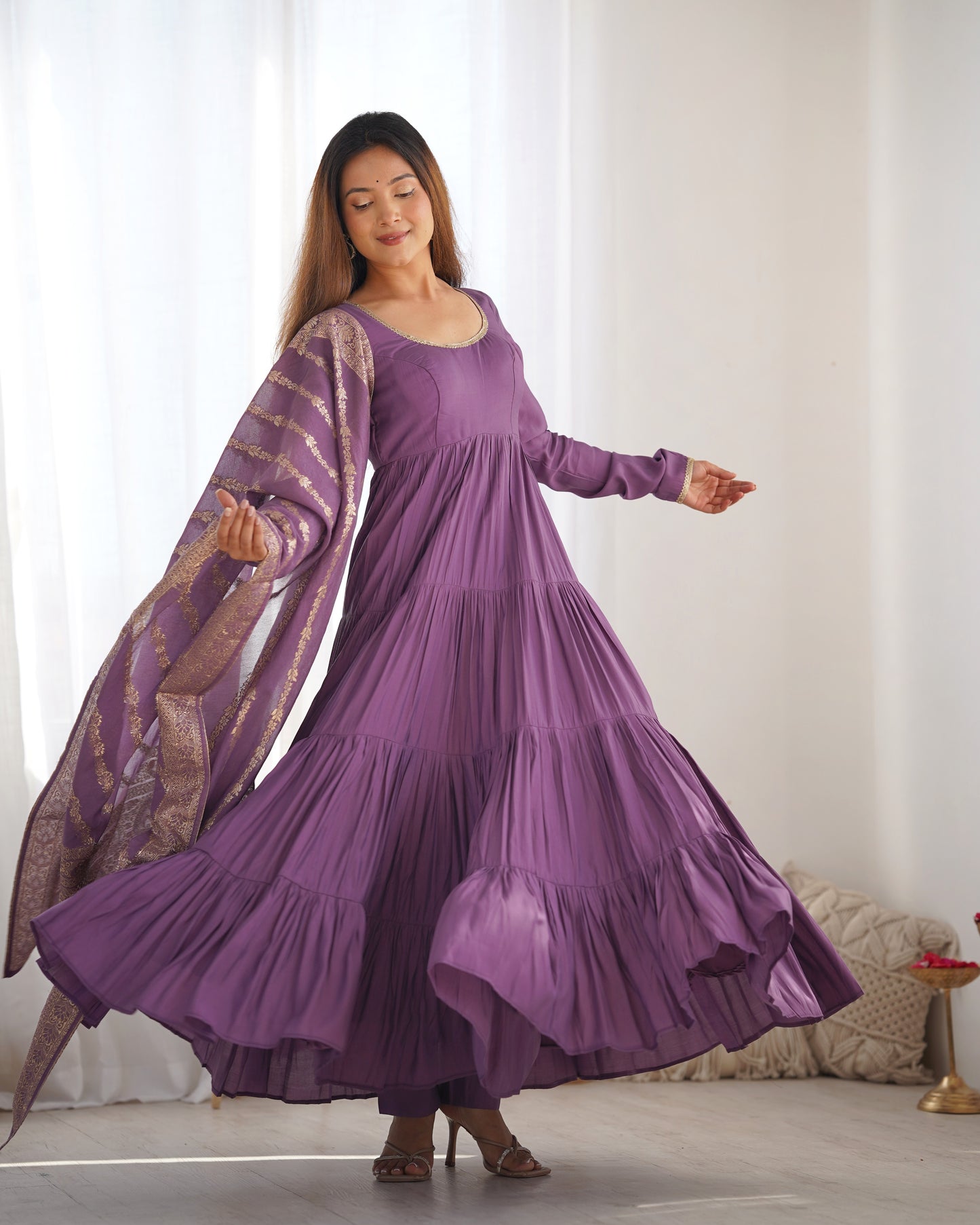 Anarkali Kurta Gown is a stunning traditional
