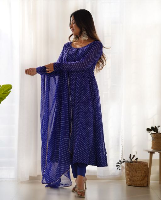 Anarkali Gown with Dupatta for wedding Wedding Function Wear Heavy Anarkali Salwar Suit Premium Anarkali Suits