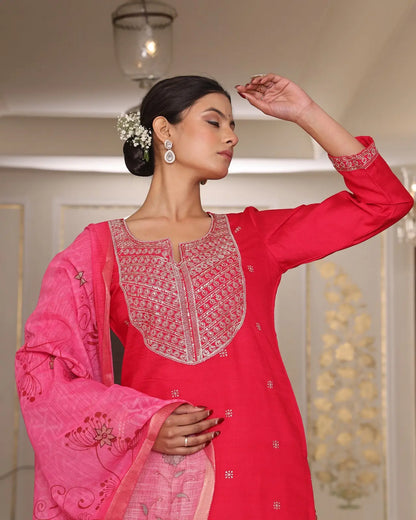 Purple Anarkali Kurti Festive Look