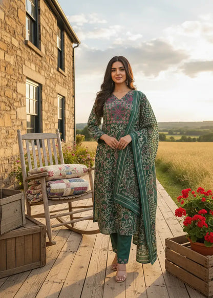 Floral Printed Kurti for Women Trendy Style