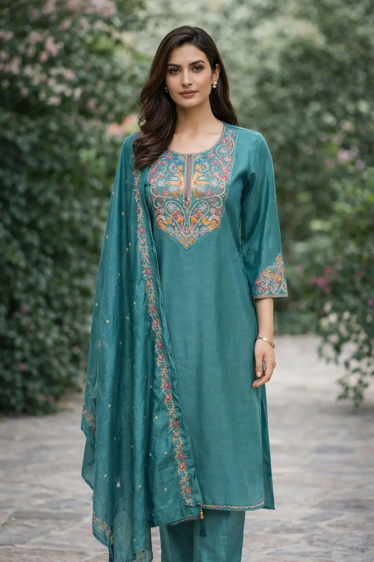 Office Wear Straight Kurti Elegant Style