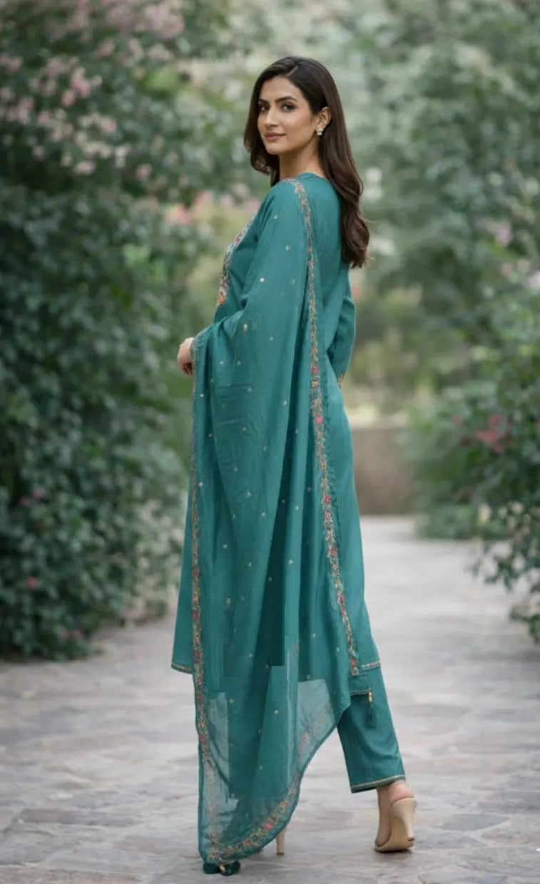 Office Wear Straight Kurti Elegant Style