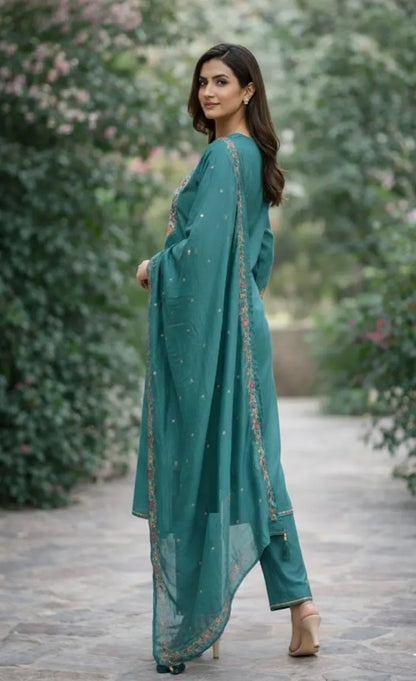 Office Wear Straight Kurti Elegant Style