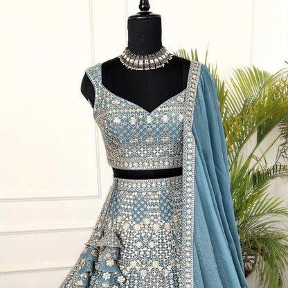 Traditional  Designer Lehenga Choli with Intricate Embroidery