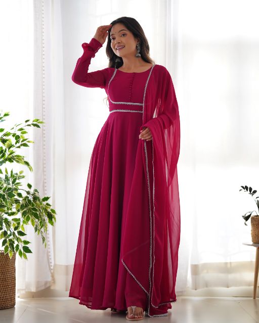 durge Anarkali Gown , 3 pc anarkali gowan with duppata set