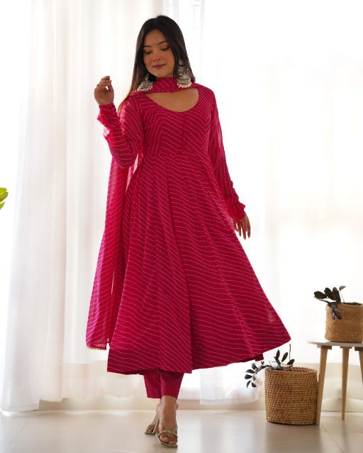 Anarkali Gown with Dupatta for wedding Wedding Function Wear Heavy Anarkali Salwar Suit Premium Anarkali Suits