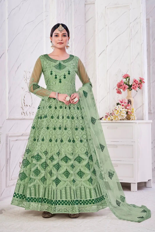 Graceful Party Wear Anarkali Suit with Dupatta